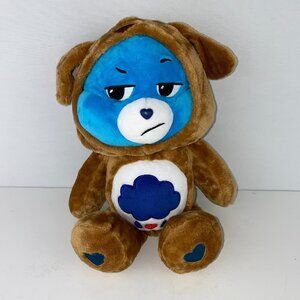 Care Bear Grumpy Frowny Rain Cloud Drops Brown Bear Stuffed Animal Kids